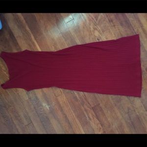Forever 21 Red Knee high tight Dress